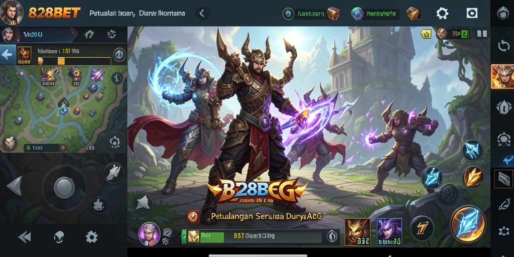 Screenshot menampilkan aksi epik dalam petualangan ARPG.