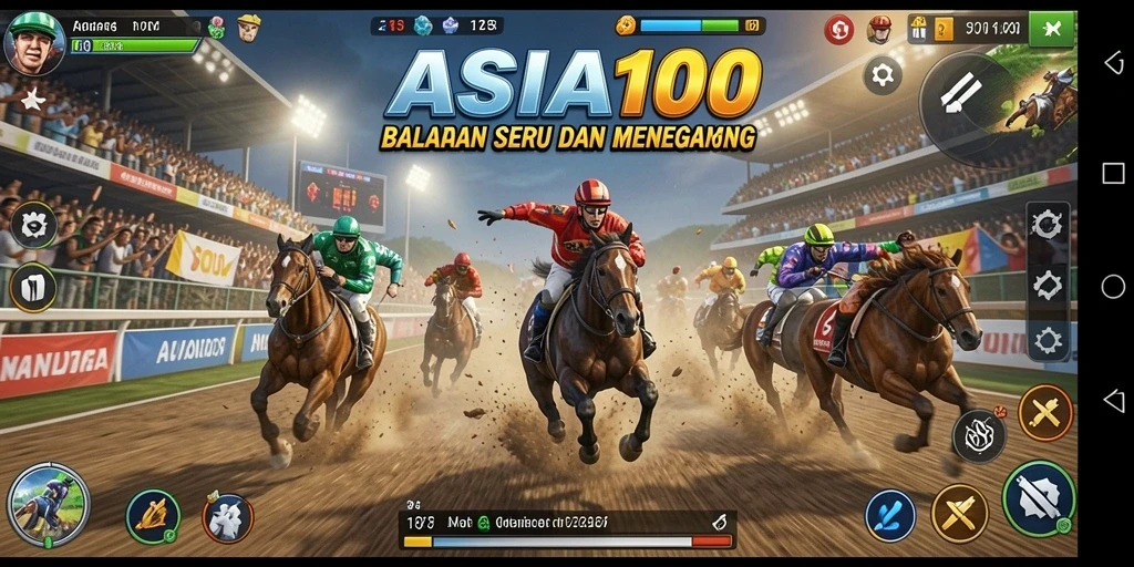 Gameplay menarik dengan mobil balap yang cepat dan grafik menawan.