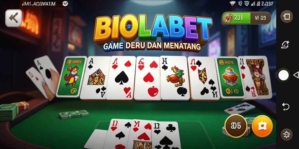 Tampilan gameplay seru dari BIOLABET yang menampilkan domino.