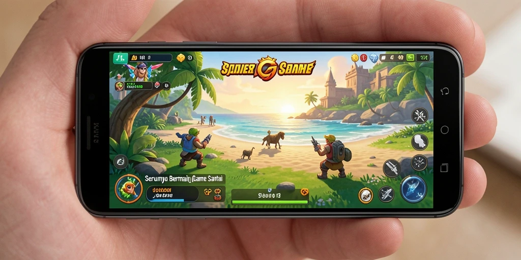 Tampilan gameplay JJ62 yang ceria dan mengasyikkan.
