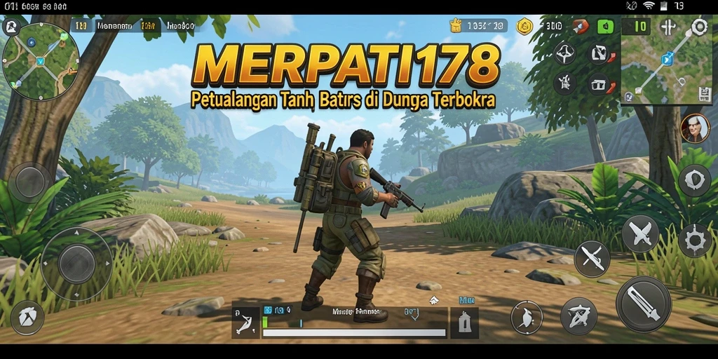 Tampilan gameplay MERPATI178 yang penuh petualangan di dunia terbuka.