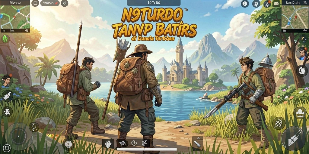 Gameplay seru di dunia terbuka N9TURBO dengan grafis menakjubkan.