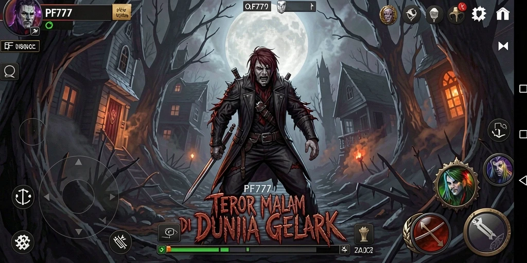 Tampilan mencekam dari gameplay PF777 yang menantang ketakutanmu.