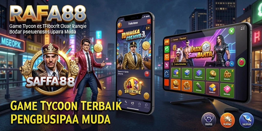 Screenshot gameplay RAFA88 menampilkan tantangan manajerial di dunia Tycoon.