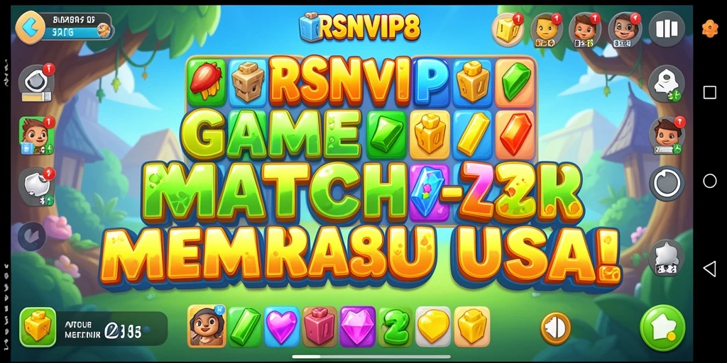 Tampilan gameplay RSNVIP8 yang penuh warna dan menantang.