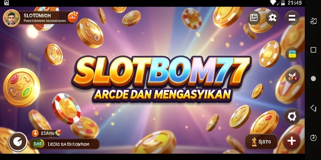 Tampilan seru dari gameplay SLOTBOM77 dalam aksi penuh warna.