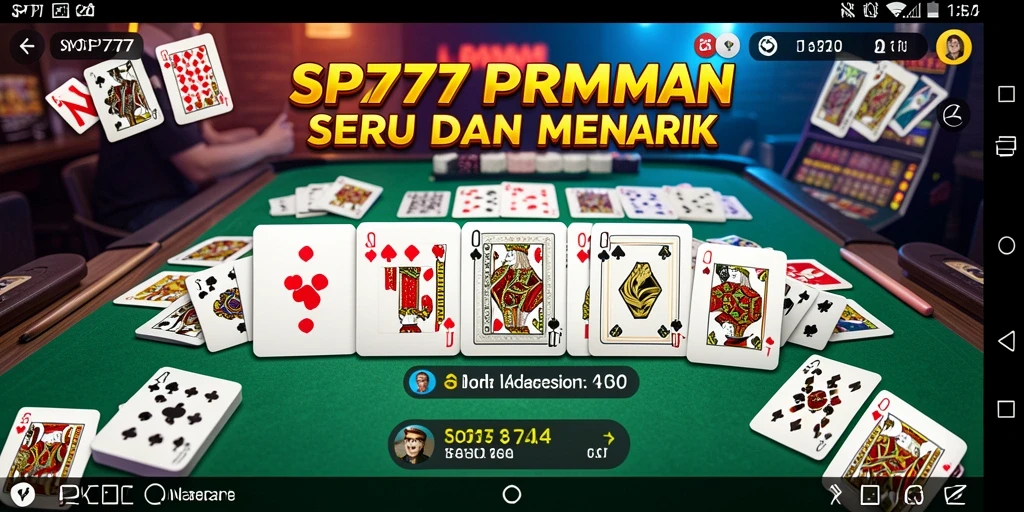 Tampilan exciting gameplay Domino dalam SP777.