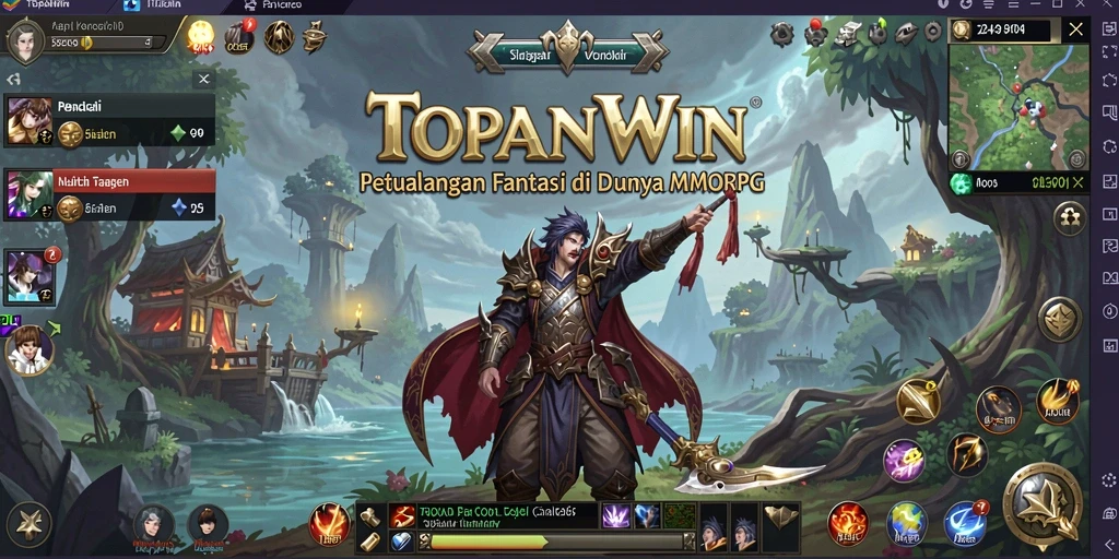 Screenshot utama TOPANWIN menampilkan gameplay seru dan petualangan fantastis.