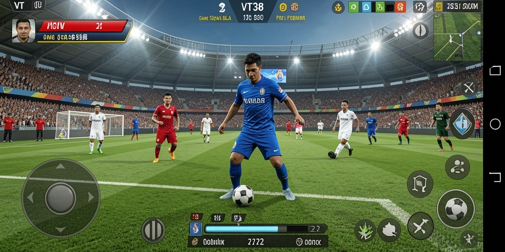 Tampilan grafis serta gameplay mendebarkan VT38 dalam aksi.