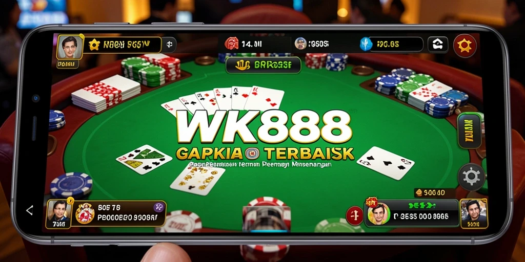 Screenshot gameplay WK888 yang menampilkan momen seru permainan Poker.